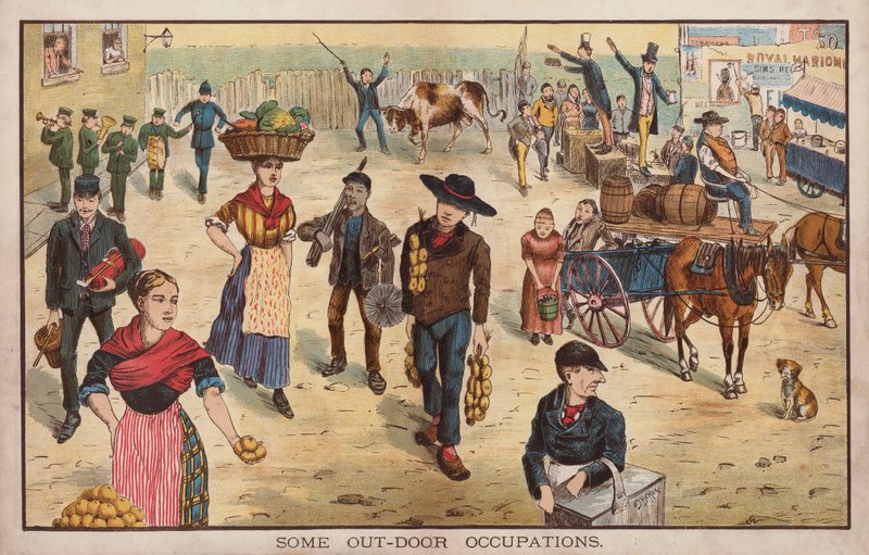 Some out-door occupations by English School