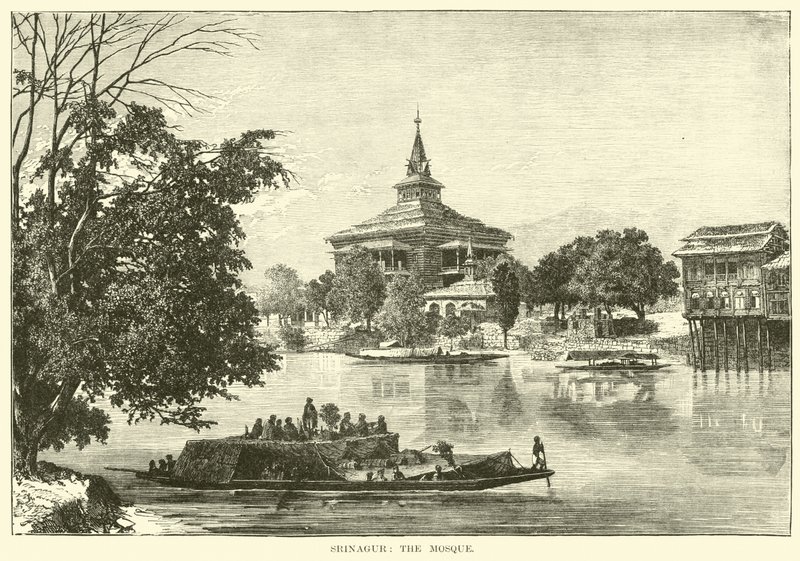 Srinagur: The Mosque by English School