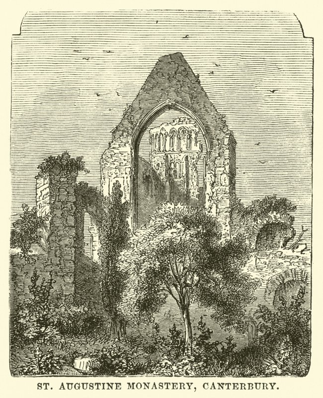 St Augustine Monastery, Canterbury by English School