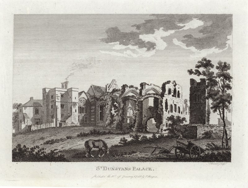 St Dunstans Palace by English School