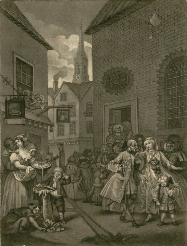 St Giles in the Fields, London by English School