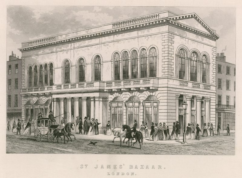 St. James Bazaar, London by English School