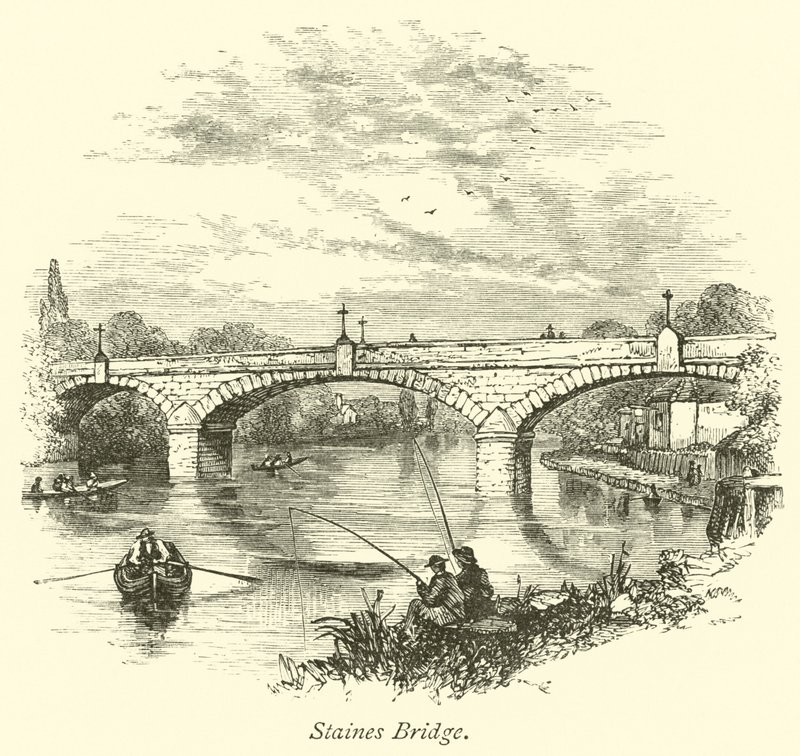 Staines Bridge by English School