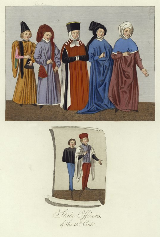 State Officers of the 15th Century by English School
