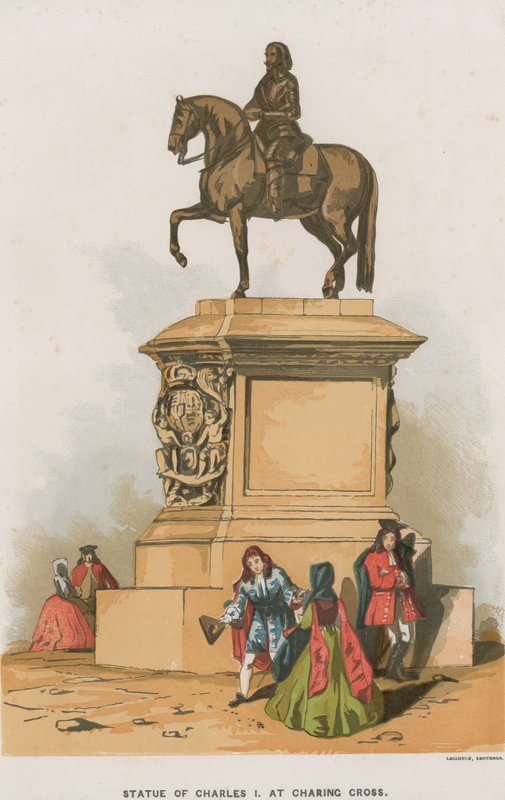 Statue of Charles I by English School