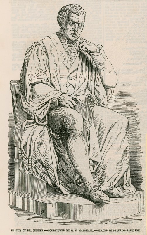 Statue of Dr Jenner by English School