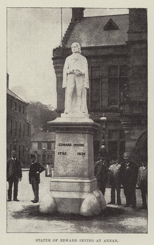 Statue of Edward Irving at Annan by English School