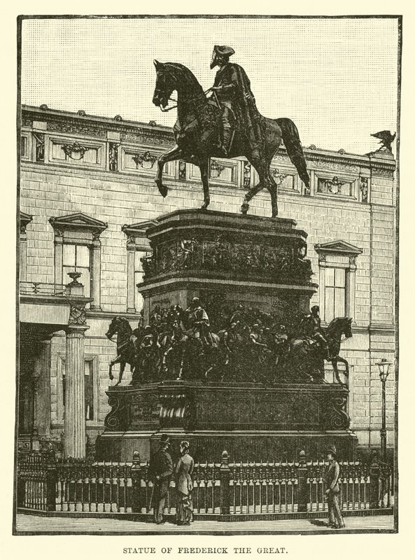Statue of Frederick the Great by English School