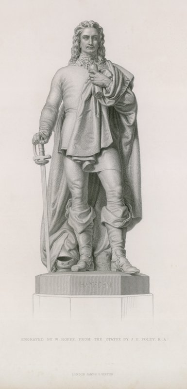 Statue of John Hampden by English School