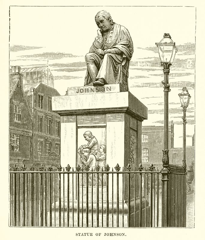 Statue of Johnson by English School