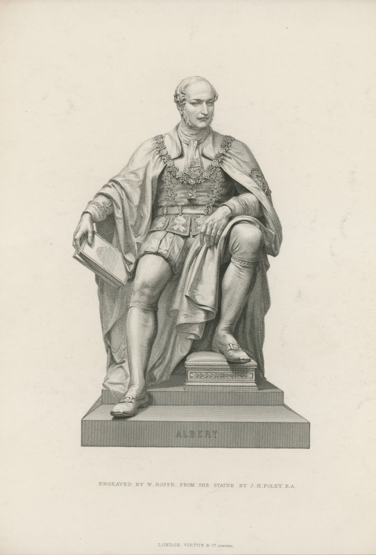 Statue of Prince Albert by English School