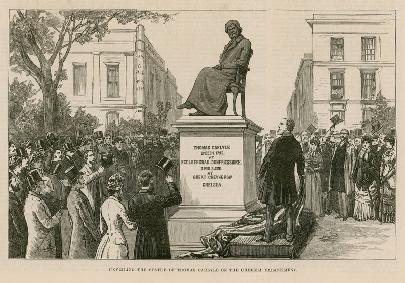 Statue of Thomas Carlyle by English School