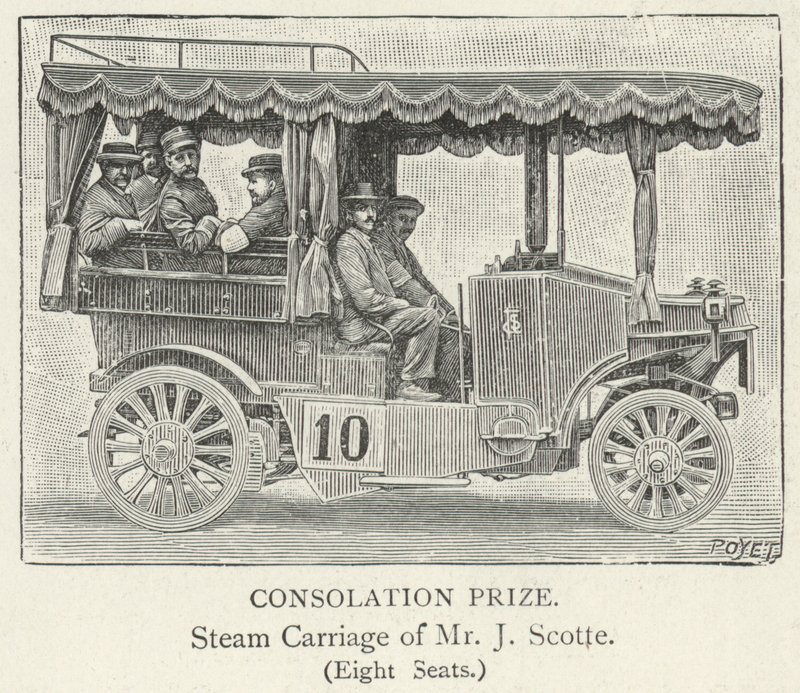 Steam Carriage of Mr J Scotte by English School
