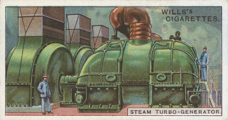 Steam Turbo-Generator by English School