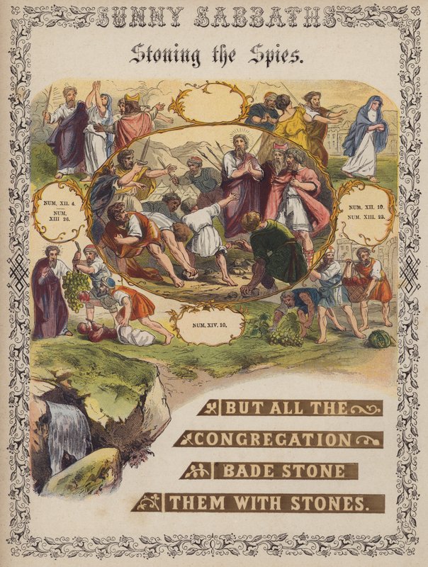 Stoning the spies by English School