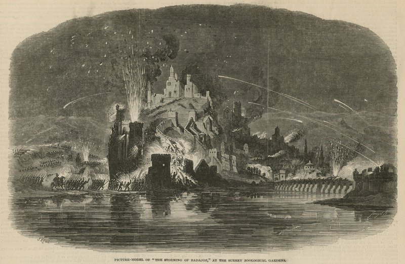 Storming of Badajoz by English School