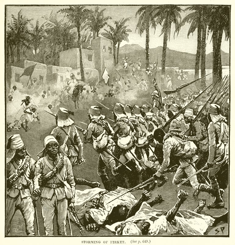 Storming of Firket by English School