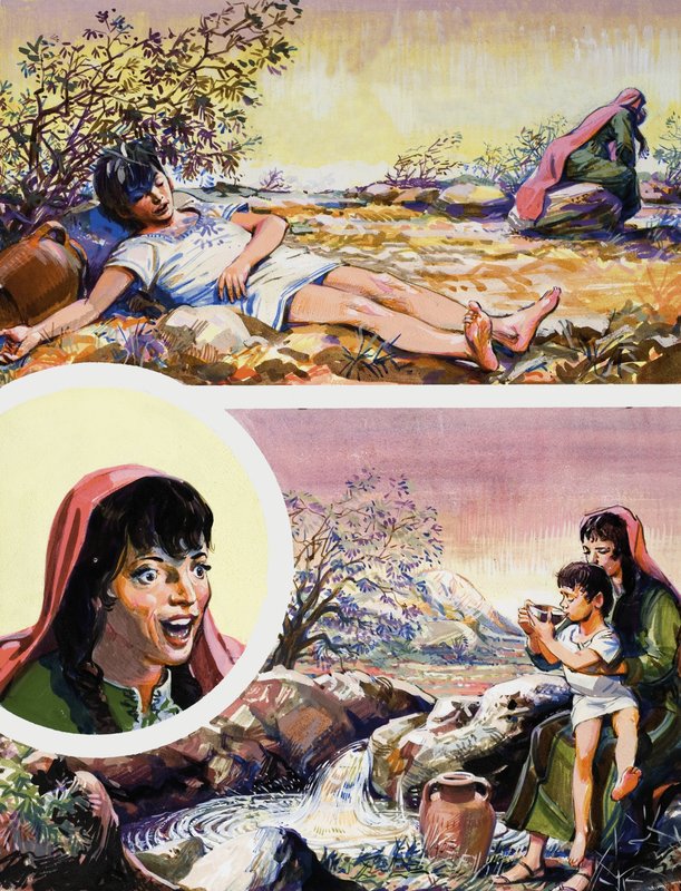 Story of Abraham by English School