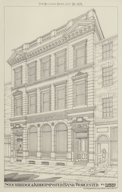 Stourbridge and Kidderminster Bank, Worcester by English School