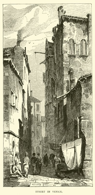 Street in Venice by English School