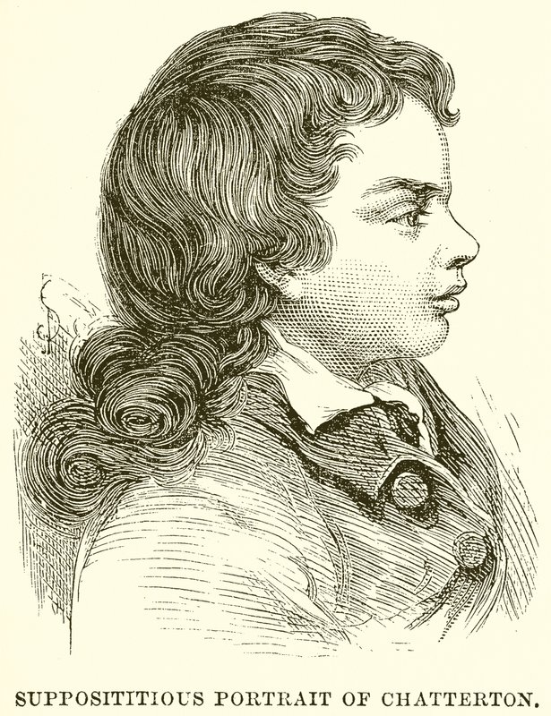 Supposititious Portrait of Chatterton by English School