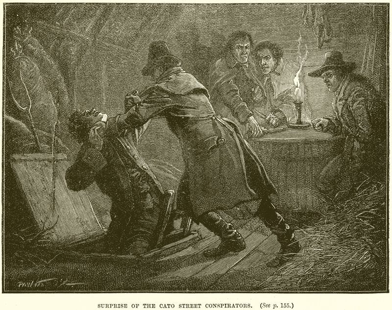 Surprise of the Cato Street Conspirators by English School
