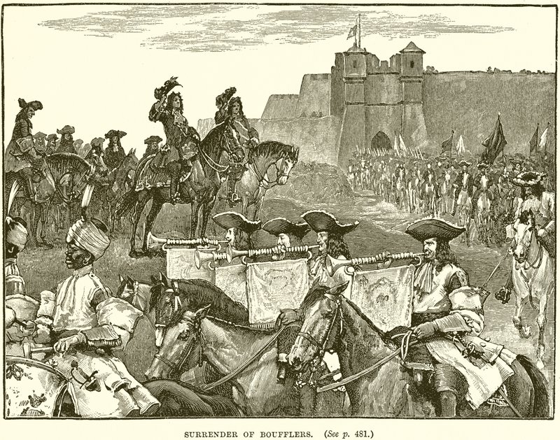 Surrender of Boufflers by English School
