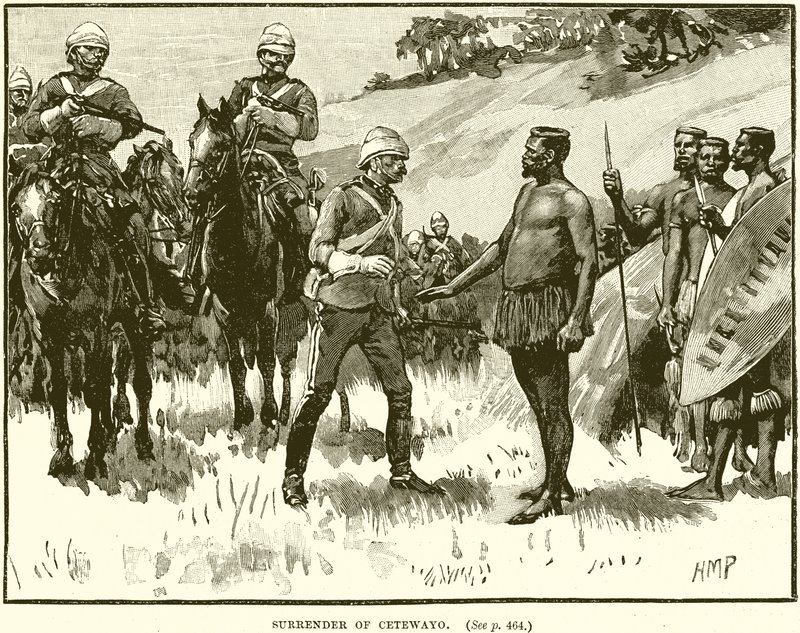 Surrender of Cetewayo by English School