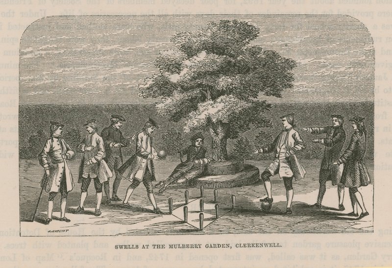 Swells at the Mulberry Garden by English School