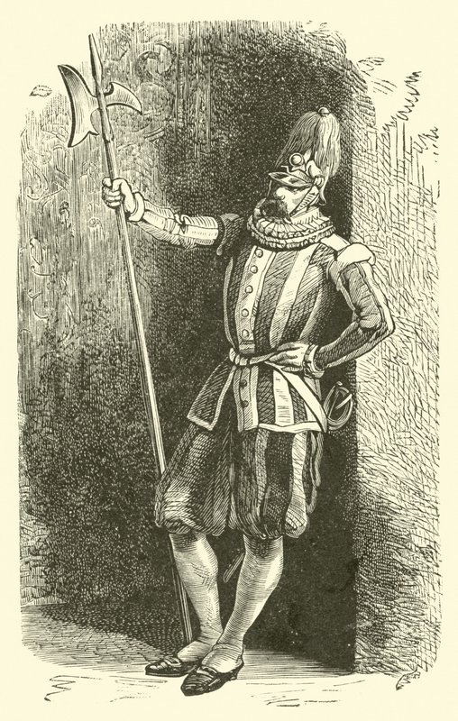 Swiss Guard at The Vatican by English School