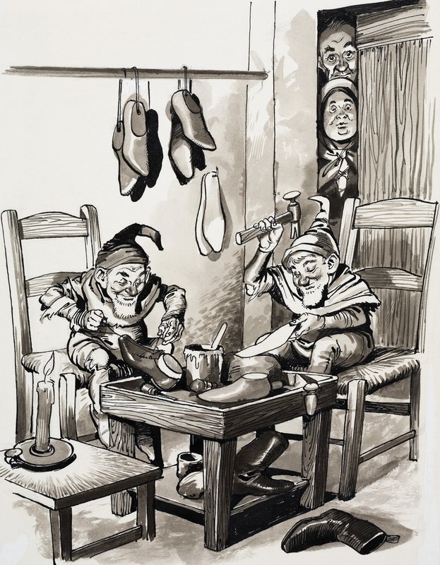 Tales from Many Lands: The Merry Cobblers by English School