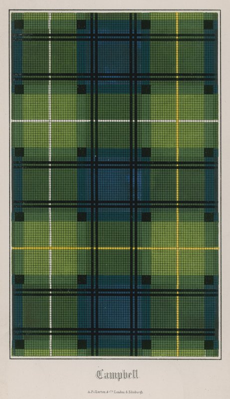 Tartan of Clan Campbell by English School