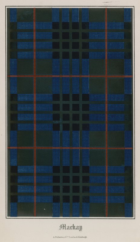 Tartan of Clan Mackay by English School