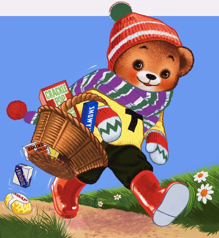 Teddy Bear (with hidden objects) by English School