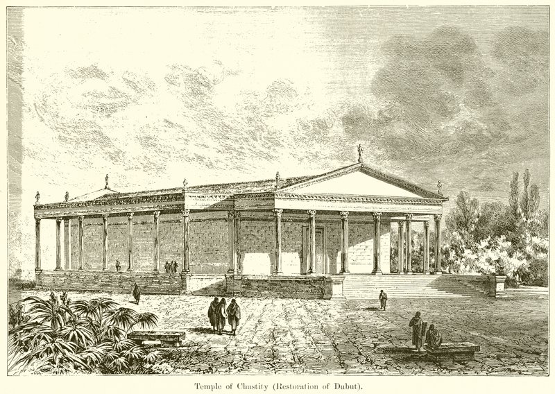 Temple of Chastity (Restoration) by English School