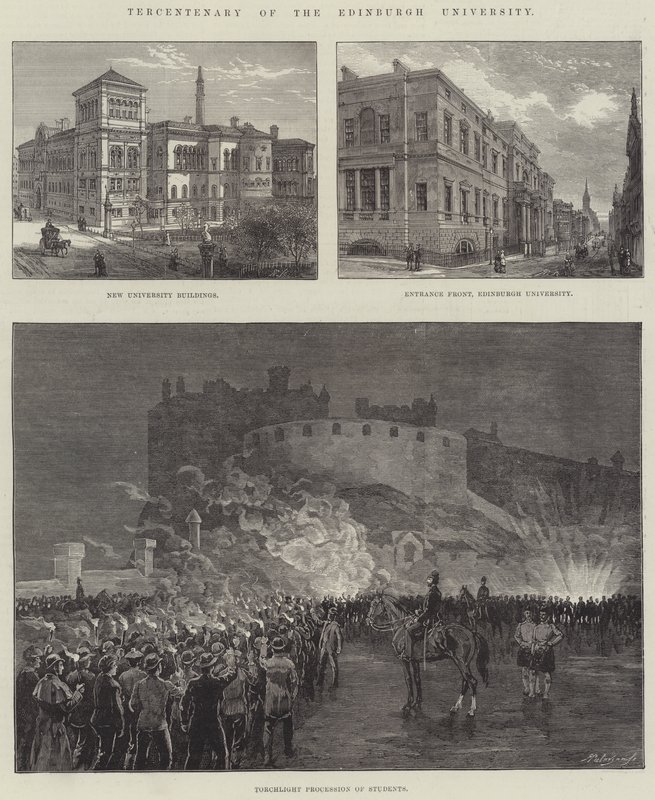 Tercentenary of the Edinburgh University by English School