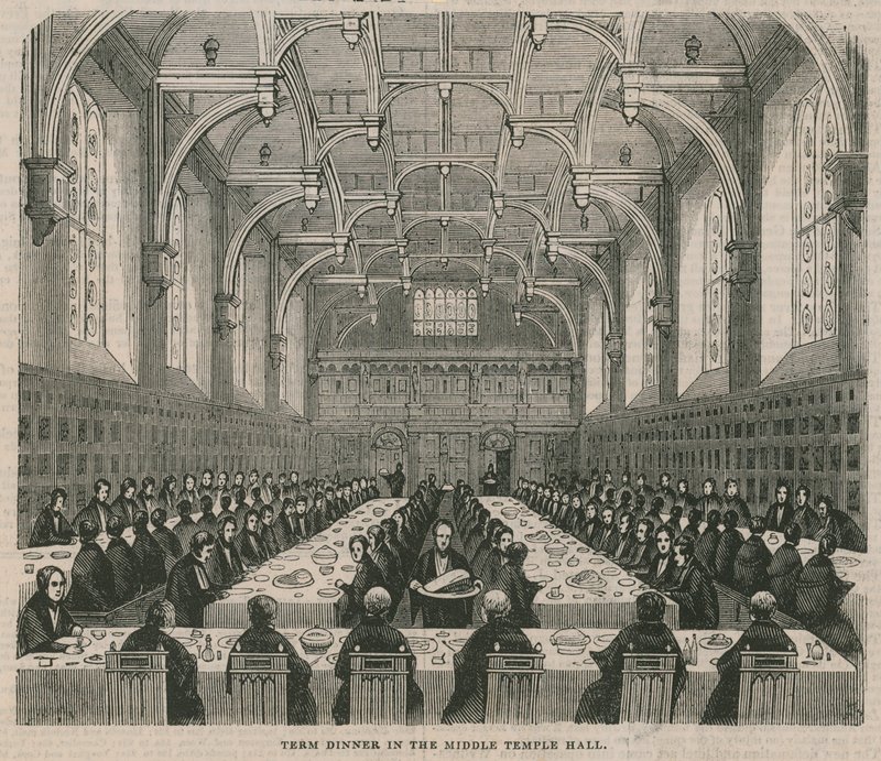 Term Dinner in the Middle Temple Hall by English School