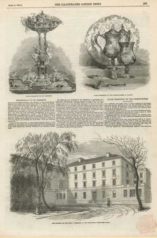 Testimonial to Dr. Harrison by English School