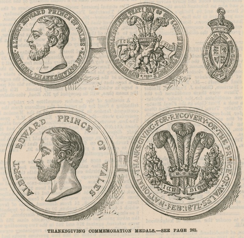 Thanksgiving Commemorative Medal by English School