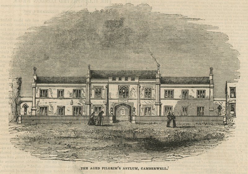 The Aged Pilgrims Asylum in Camberwell by English School