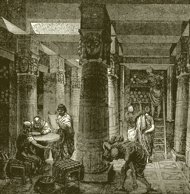 The Alexandrian Library by English School