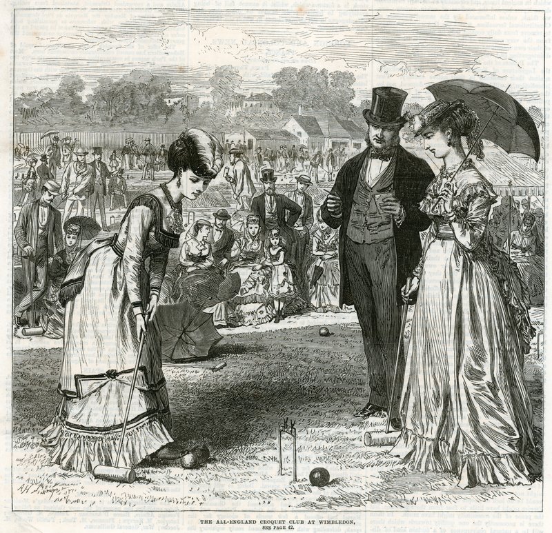 The All-England Croquet Club at Wimbledon by English School