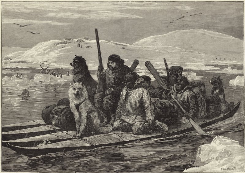 The American Franklin Search Expedition by English School