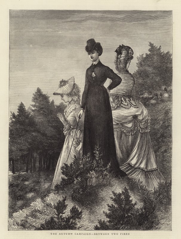 The Autumn Campaign, between two fires by English School