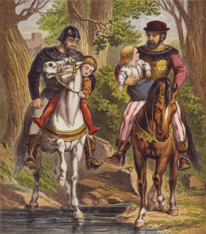 The Babes in the Wood by English School
