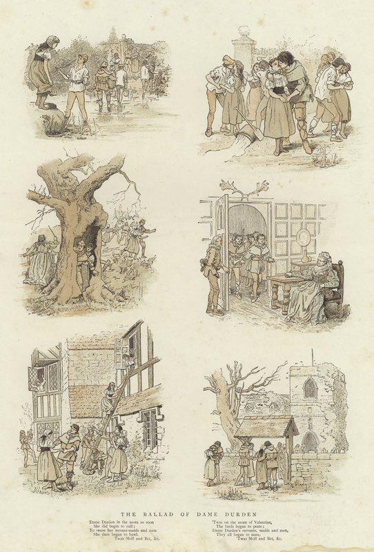 The Ballad of Dame Durden by English School
