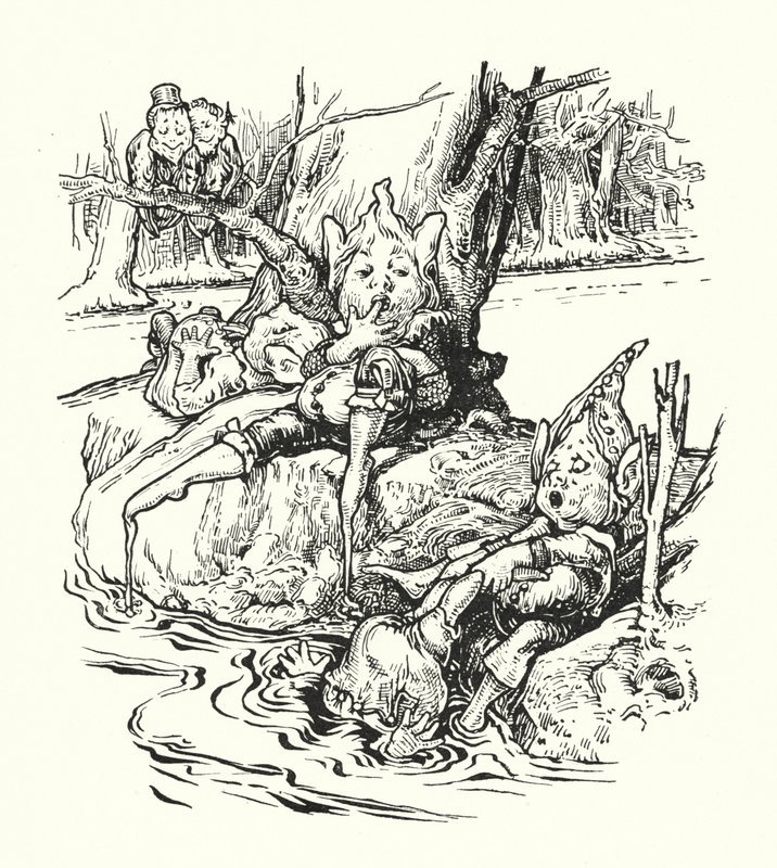 The Banks of Treacle River by English School