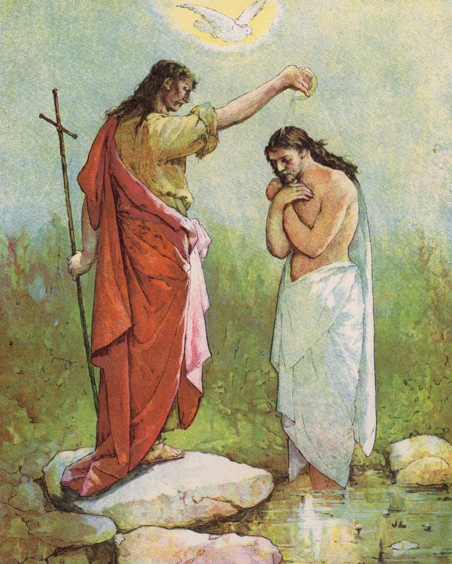 The Baptism of Christ by English School