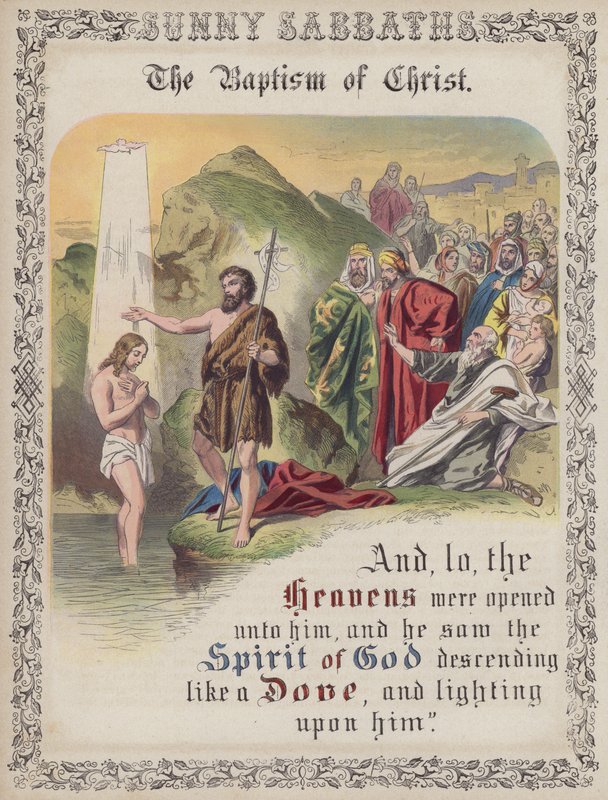 The Baptism of Christ by English School