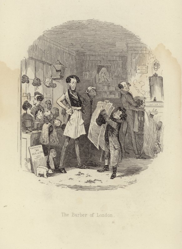 The Barber of London by English School